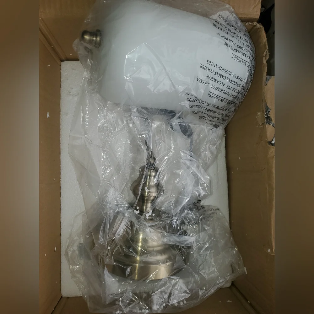 Table Lamp for Bedroom Retro Style Nostalgic Table Light Antique Bronze NIB